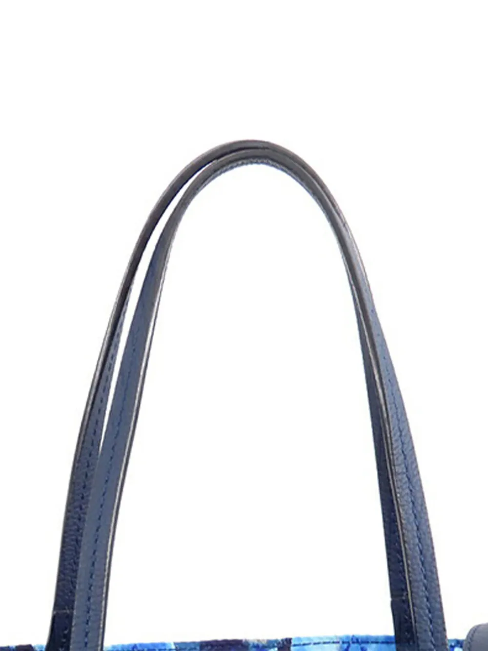 Pre-owned Louis Vuitton 2013 Limited Edition Monogram Nylon Ikat Noefull Mm Bucket Bag In Blue