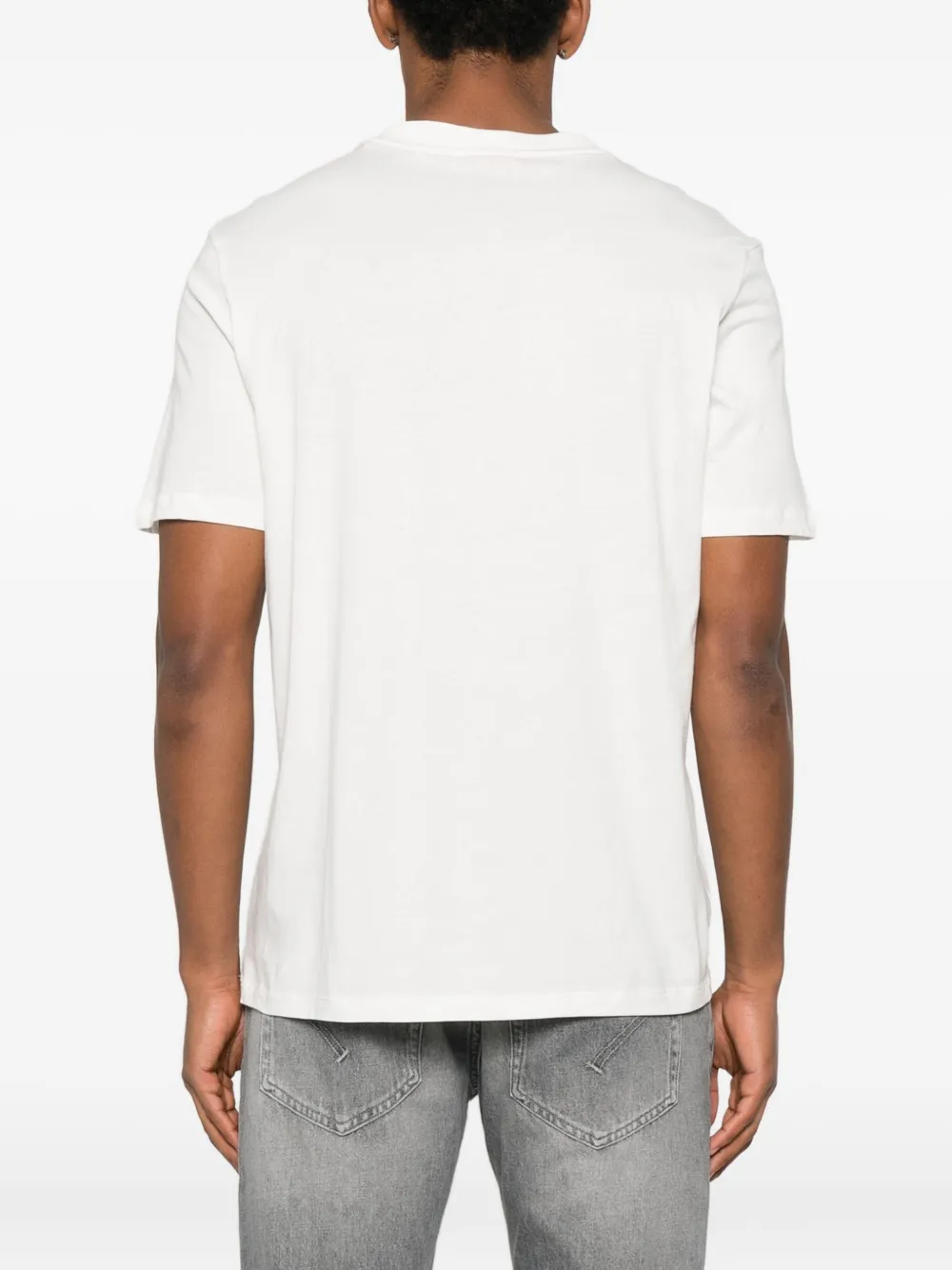 HUGO T-shirt met logoprint Wit