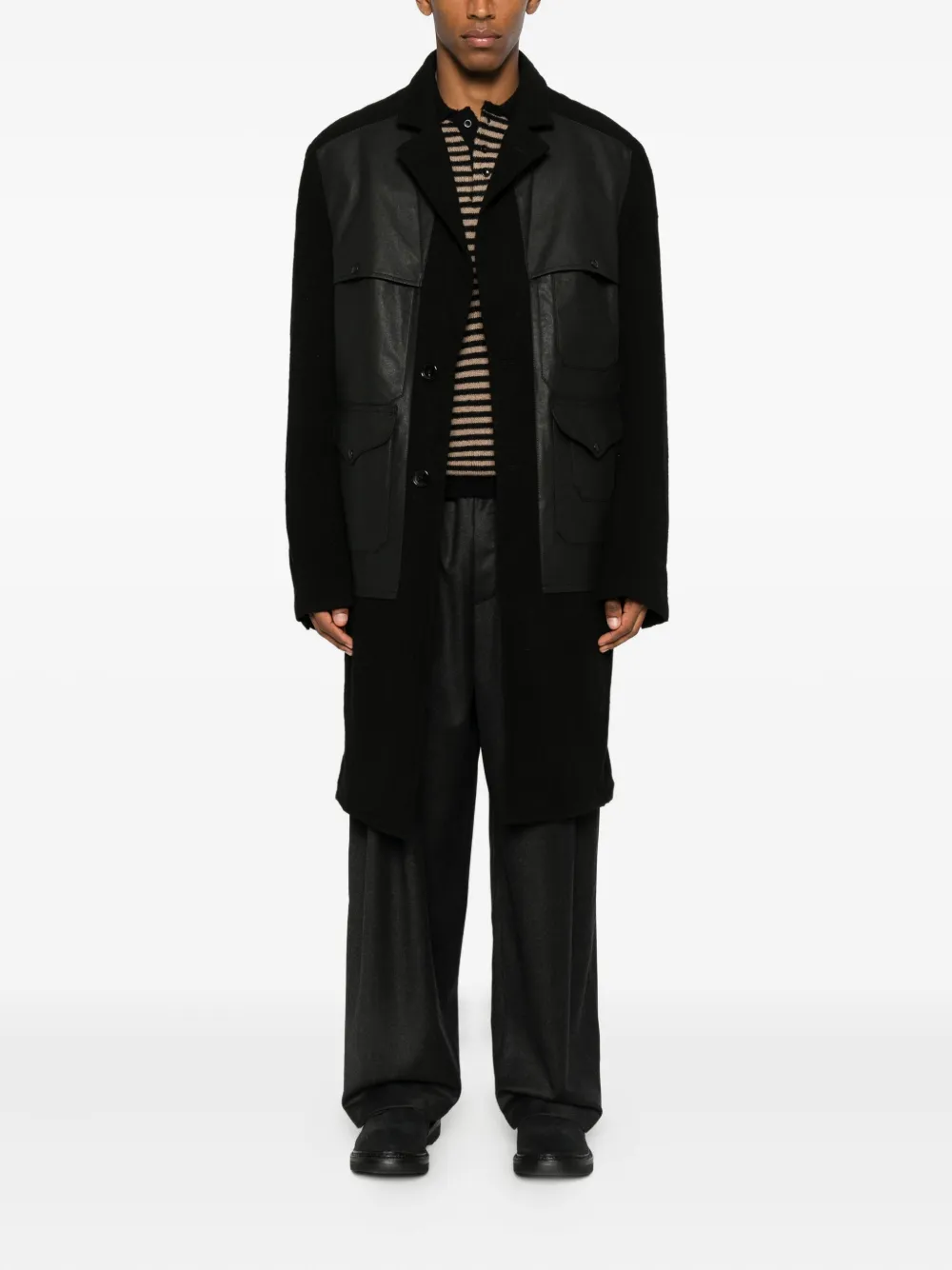 Junya Watanabe MAN x Filson panelled coat | Single Breasted Coats | Image 2