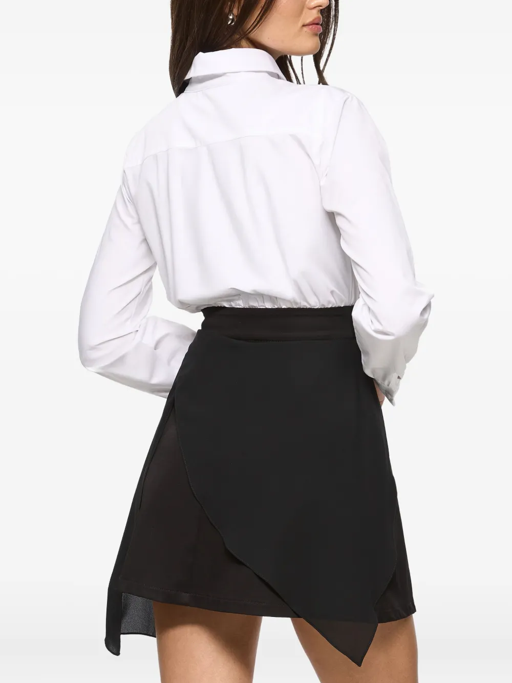 HAMZA Elis mini-jurk Wit