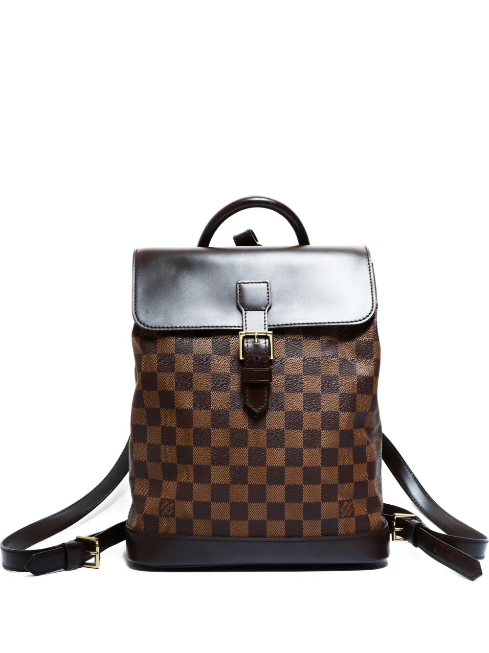 Louis Vuitton Pre-Owned 2003 ダミエ ソーホー バックパック - ブラウン Louis Vuitton Pre-Owned 2003 ダミエ ソーホー バックパック - ブラウン