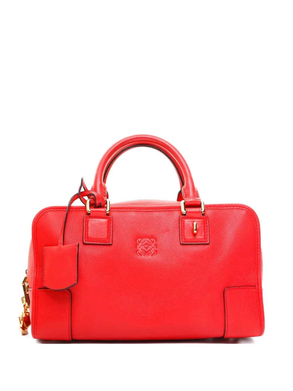 Loewe Pre-Owned 2000-2015 Amazona snail-charm tote bag - Rosso