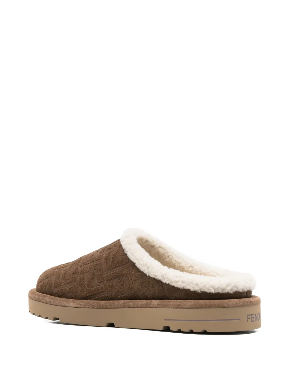 FENDI Afterski clog crosta ff slippers Bruin