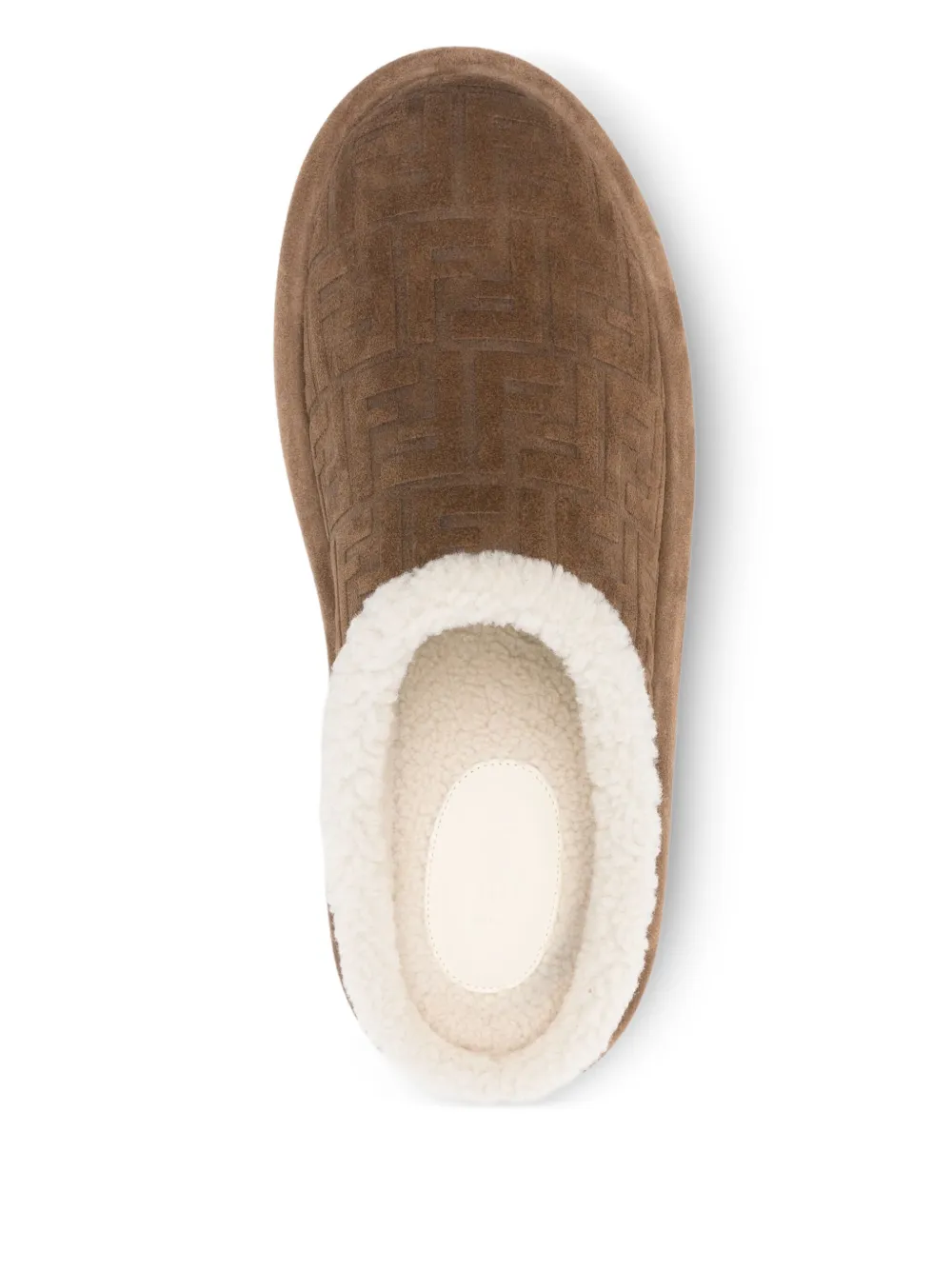 FENDI Afterski clog crosta ff slippers Bruin