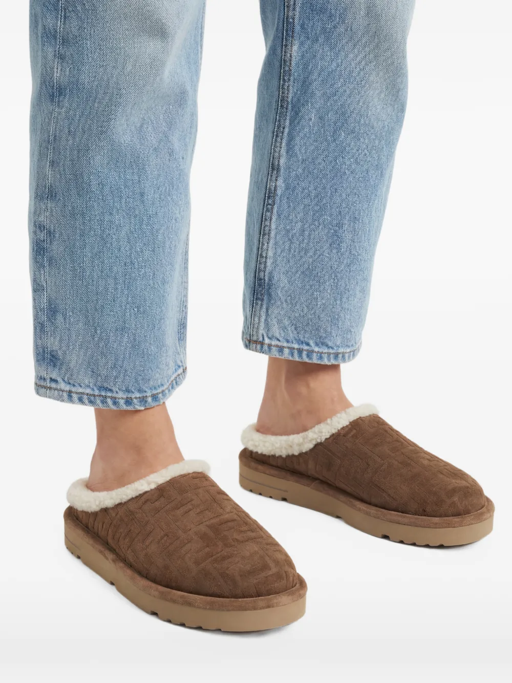 FENDI Afterski slippers Bruin