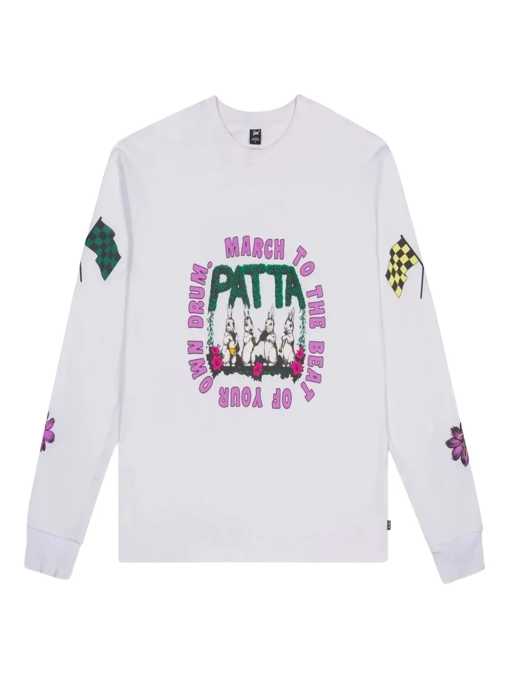PATTA playera con conejo estampado | blanco | Image 1