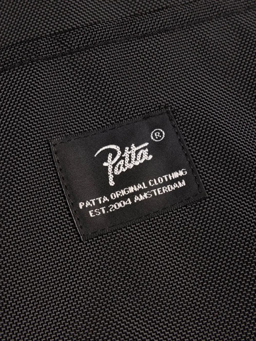 PATTA Shopper met logoprint Zwart