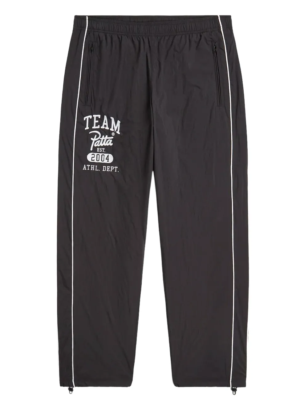 PATTA Calça com logo bordado | Preto | Image 1