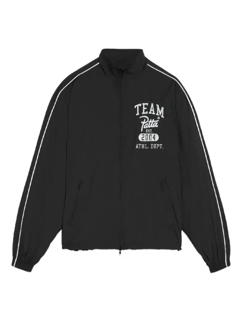 PATTA piping-detail logo-embroidered sweatshirt