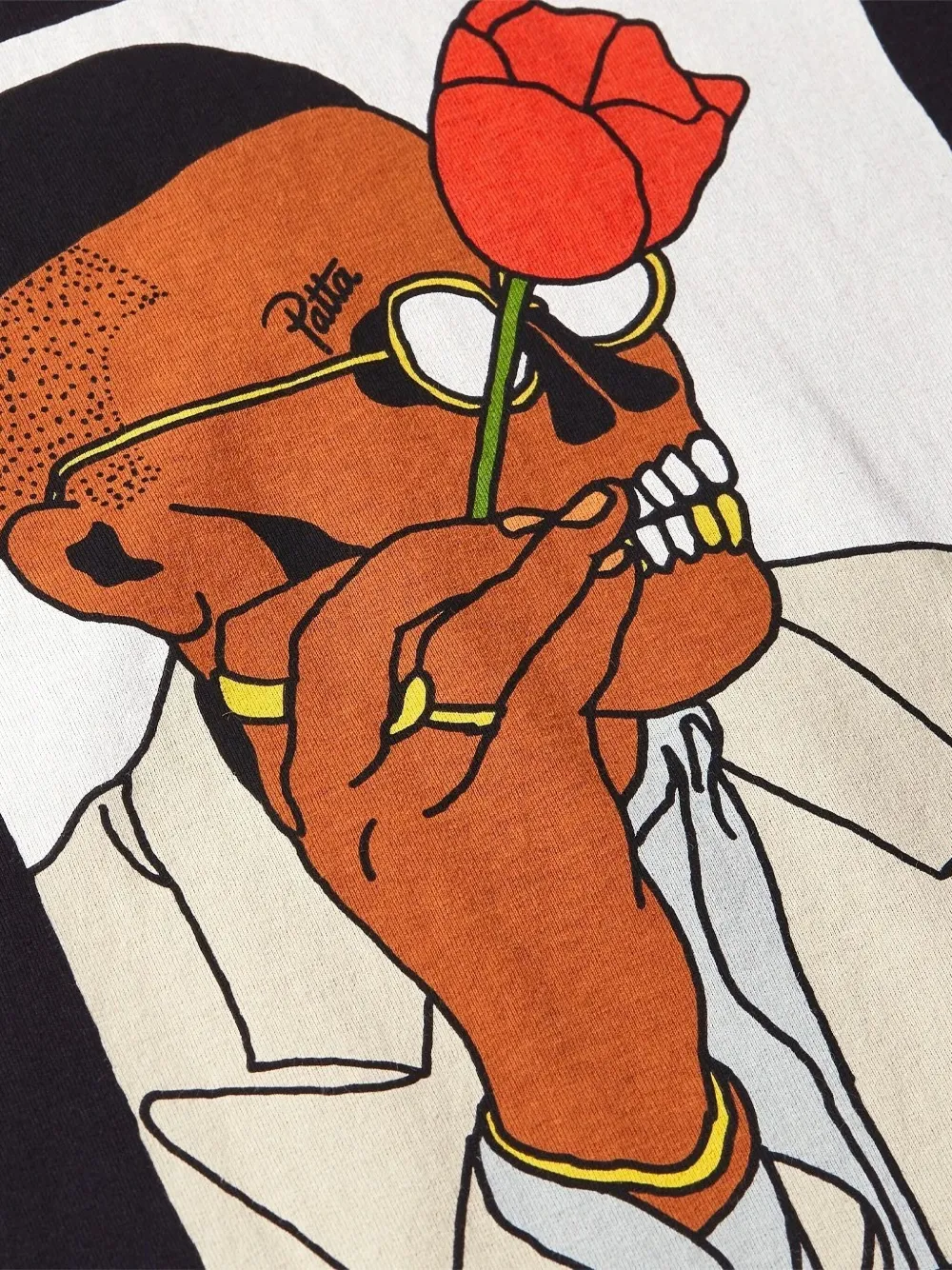 PATTA T-shirt met logoprint Zwart