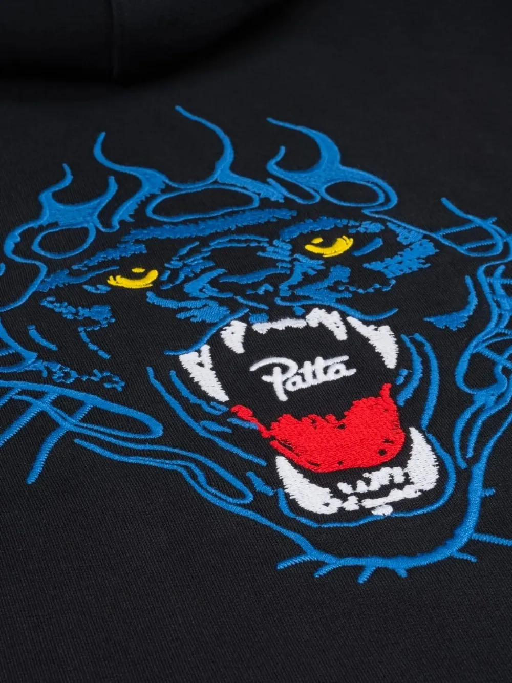  Patta Logo-print Hoodie - Black 
