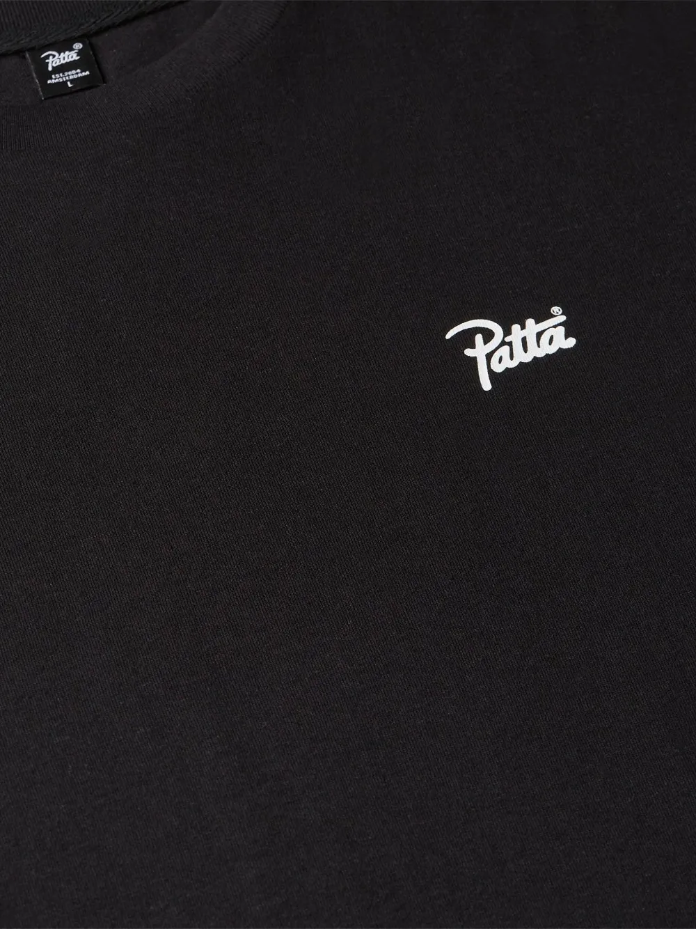  Patta Logo-print T-shirt - Black 
