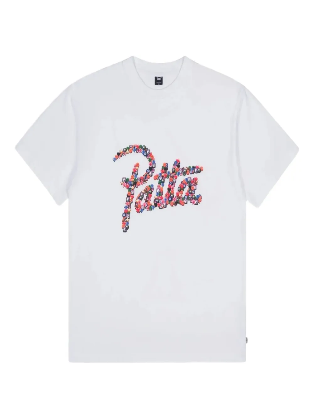 Patta Loog-print T-shirt In White