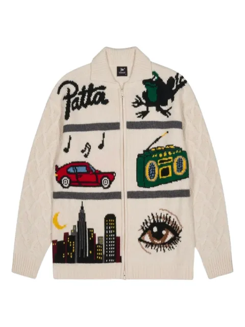 PATTA printed cardigan
