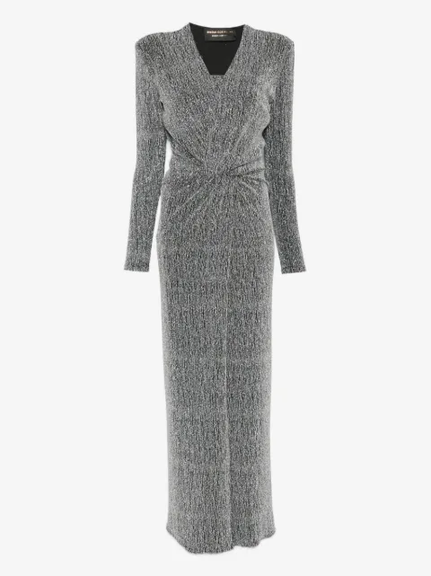 SIMONA CORSELLINI vestido con detalle de nudo