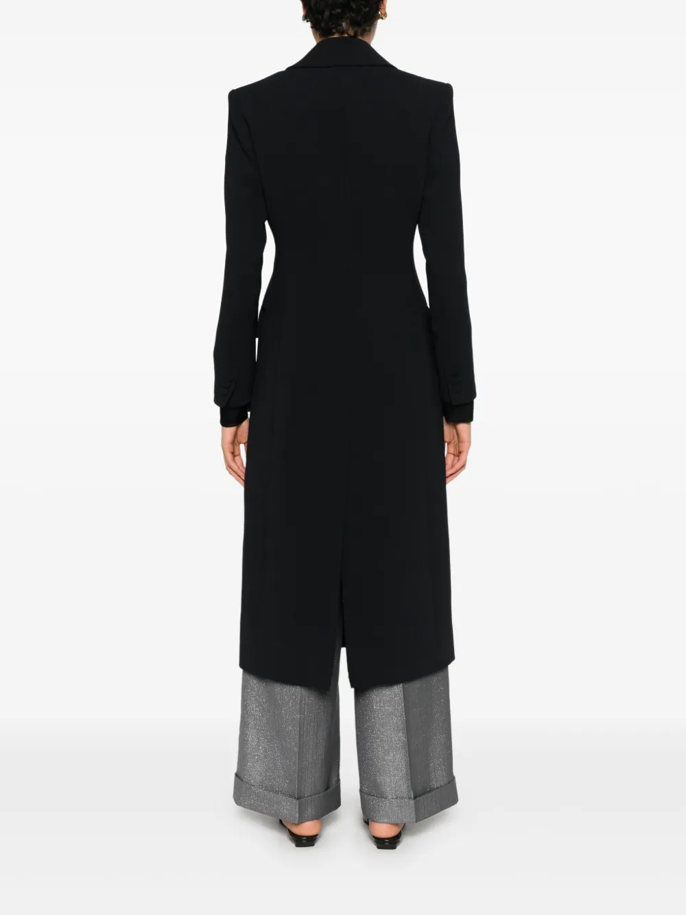 Simona Corsellini Double-breasted Coat In Multi