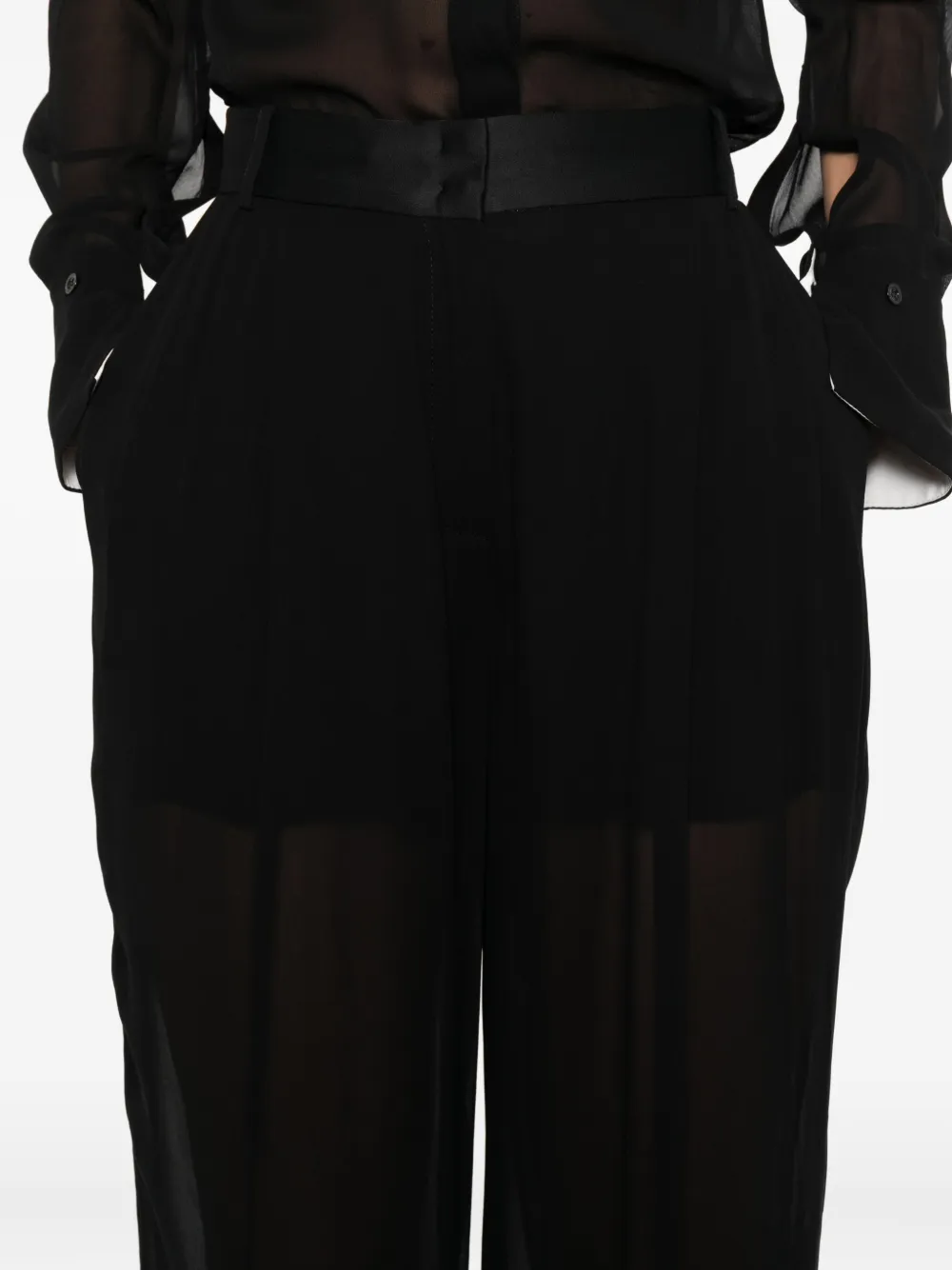 Simona Corsellini Pleated Trousers In Black