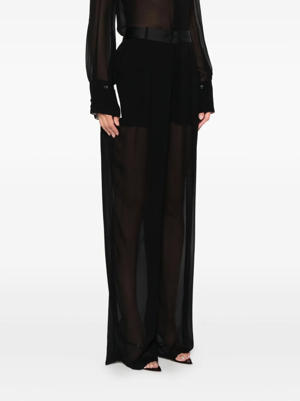 Simona Corsellini Pleated Trousers In Black
