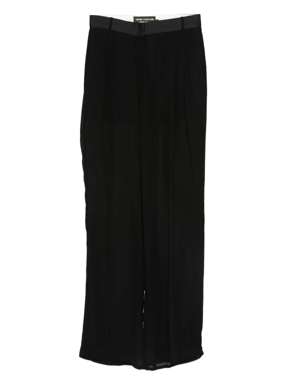 Simona Corsellini Pleated Trousers In Black