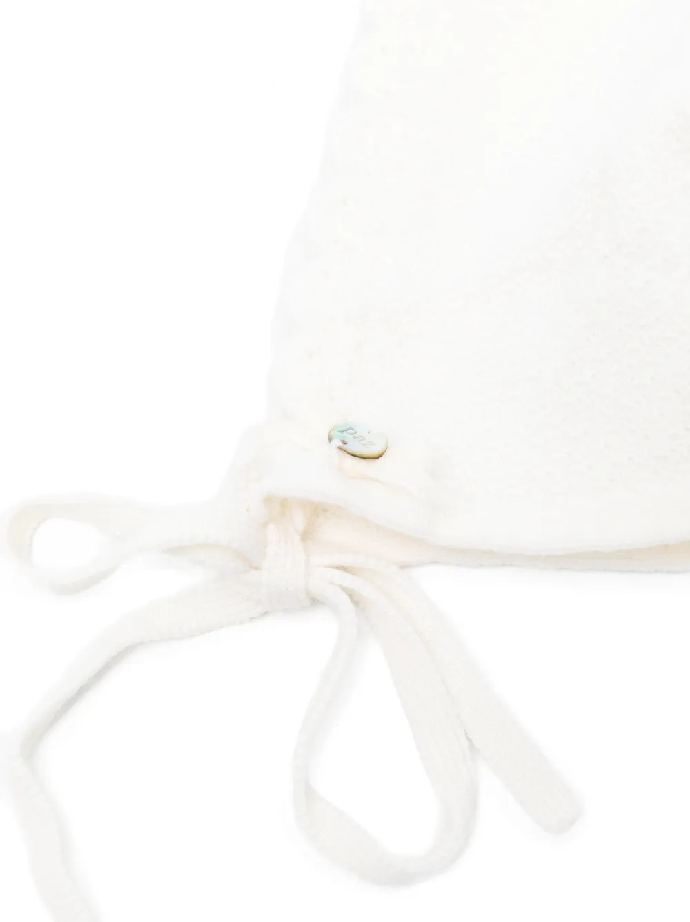 Paz Rodriguez Gewelfde muts met strik - Beige