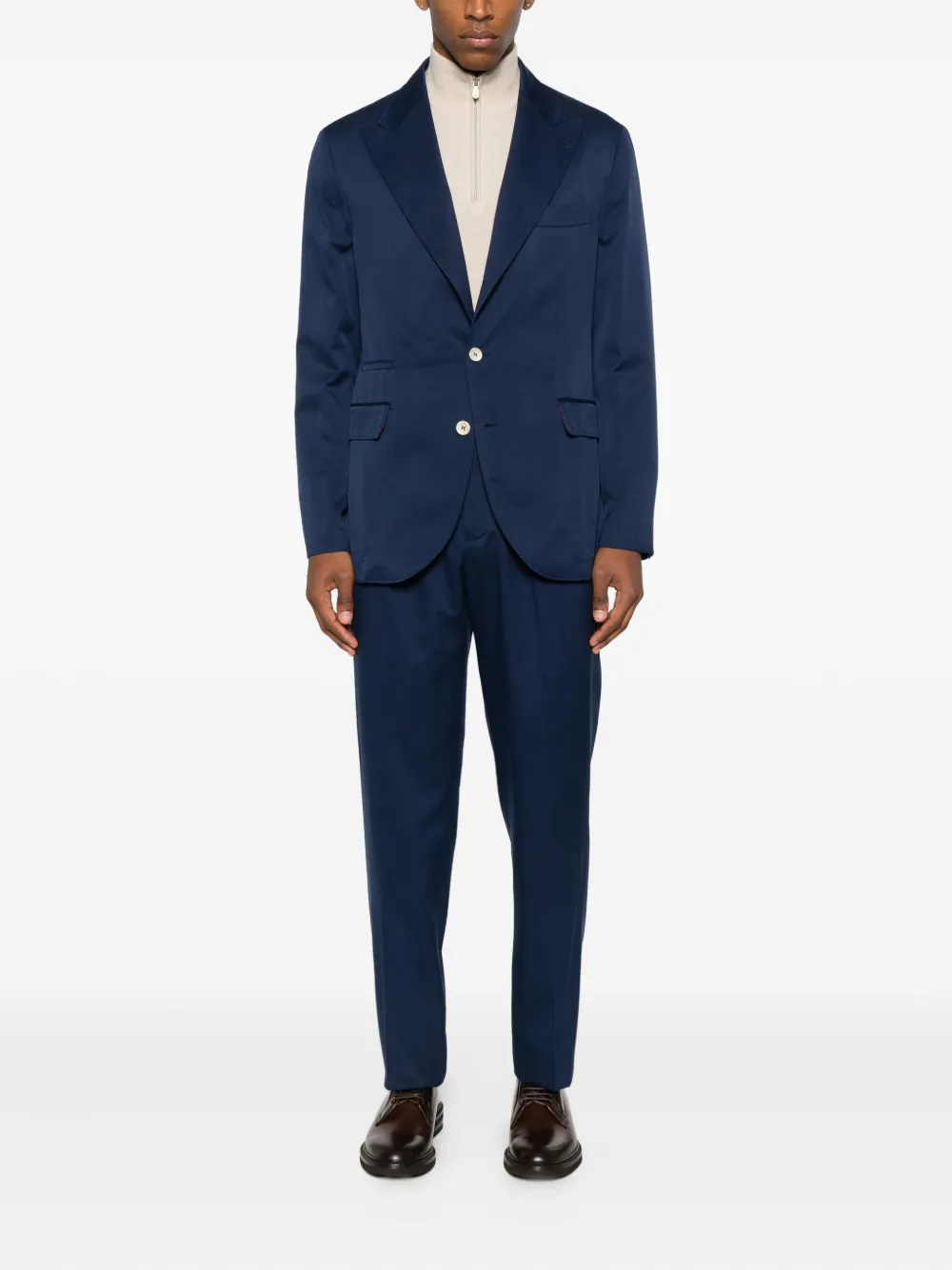 Brunello Cucinelli notched-lapel suit | Single Breasted Suits | Image 2