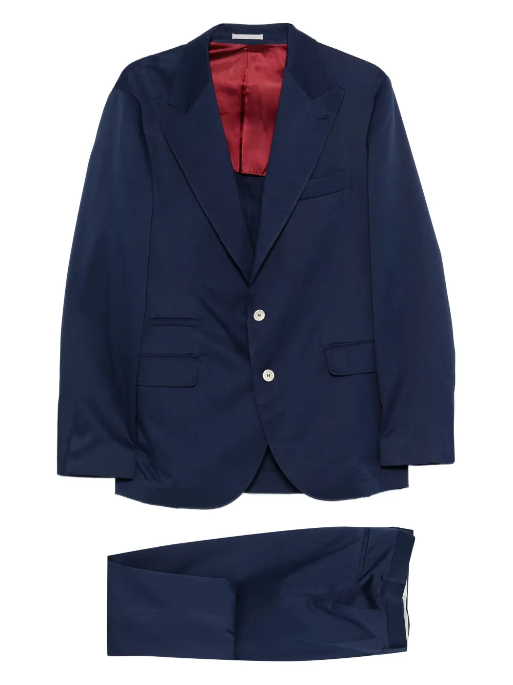 Brunello Cucinelli notched-lapel suit | Blue | Image 1