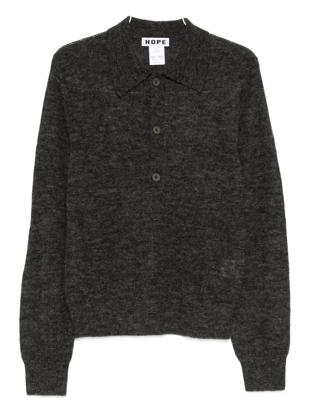 Hope Proper button sweater | 그레이 | Image 1