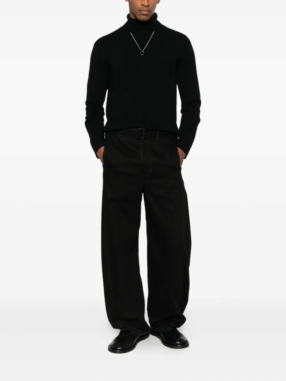 Lisa Yang Aksel roll-neck sweater - Zwart