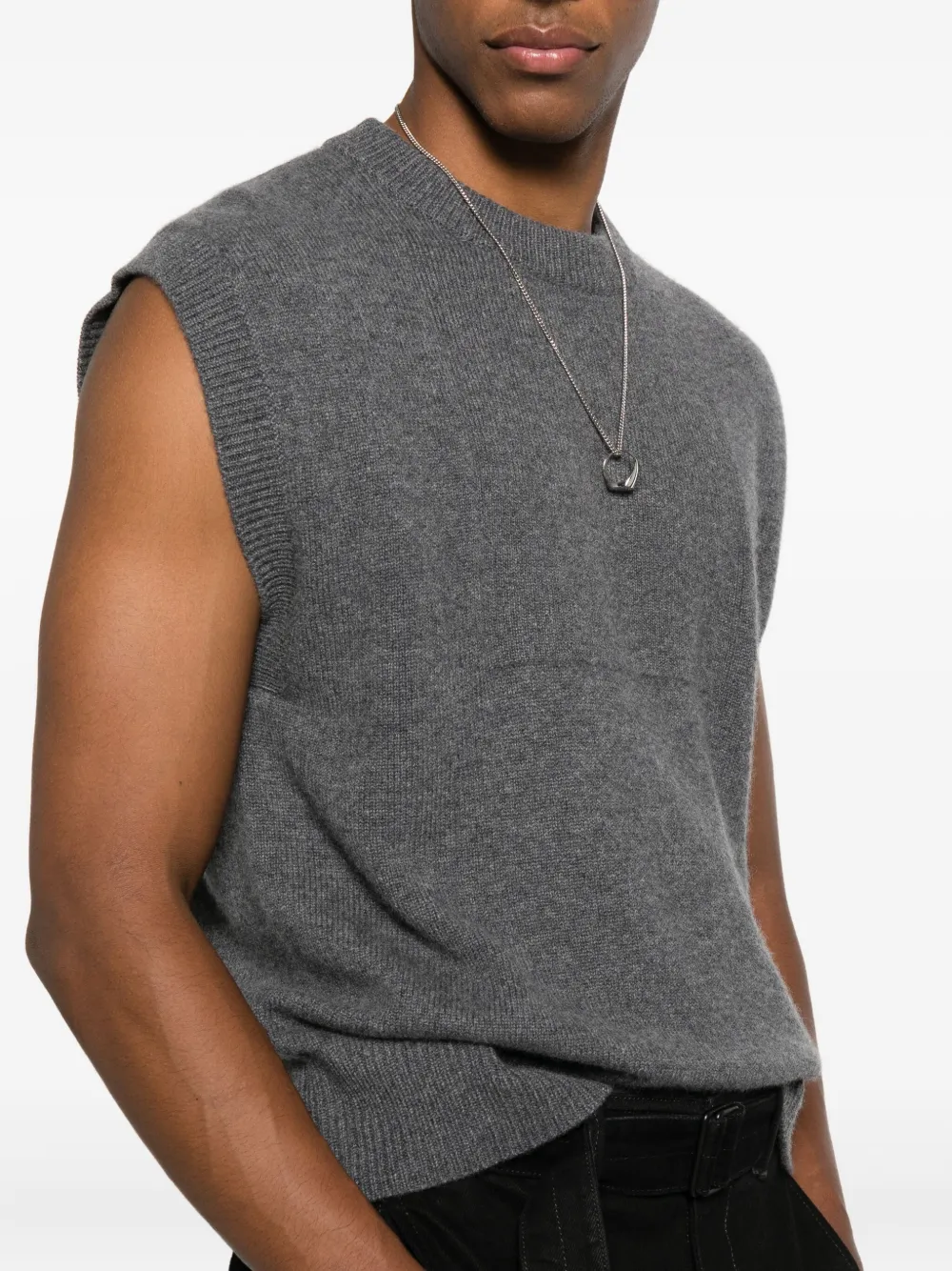 Lisa Yang Dennis kasjmier gilet Grijs