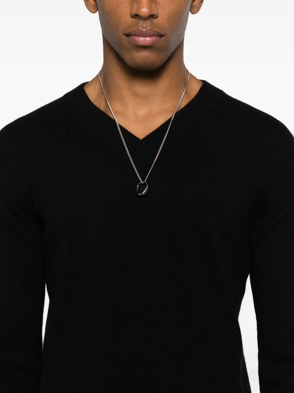 Lisa Yang Clayton trui met V-hals Zwart