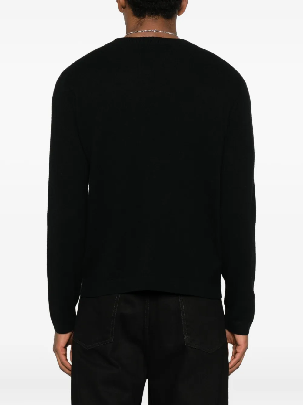 Lisa Yang Clayton trui met V-hals Zwart