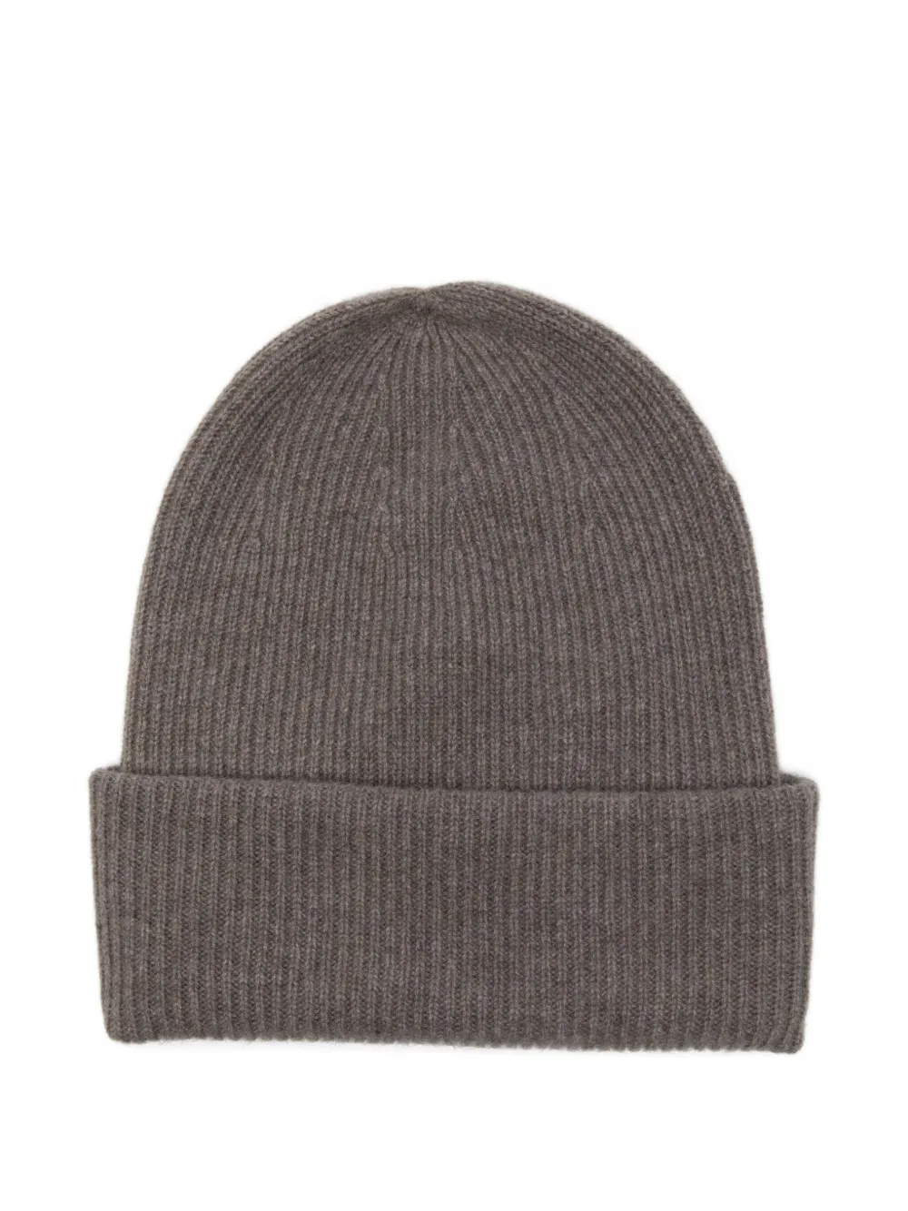Lisa Yang Stockholm Ribbed Beanie Hat In Brown