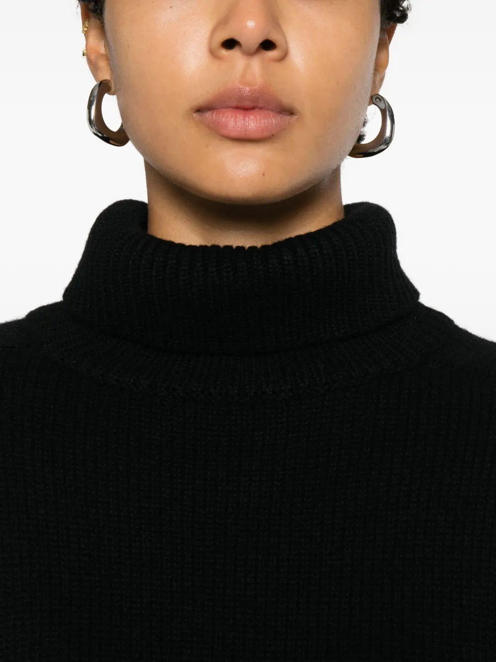 Lisa Yang Cathie Roll-neck Sweater In Black
