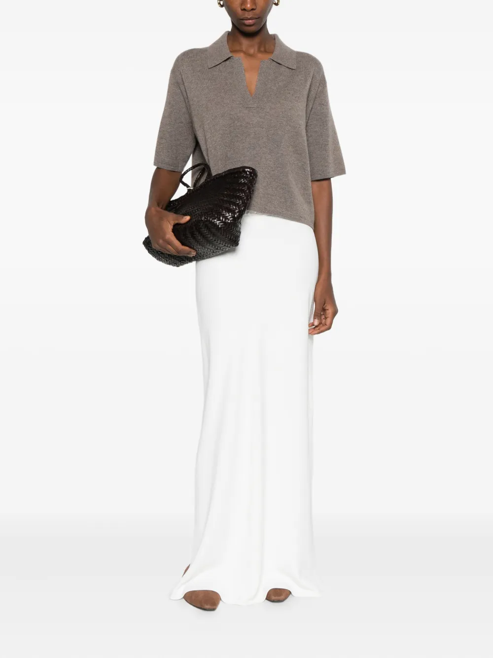 Lisa Yang Neela collared T-shirt | Polo Tops | Image 2