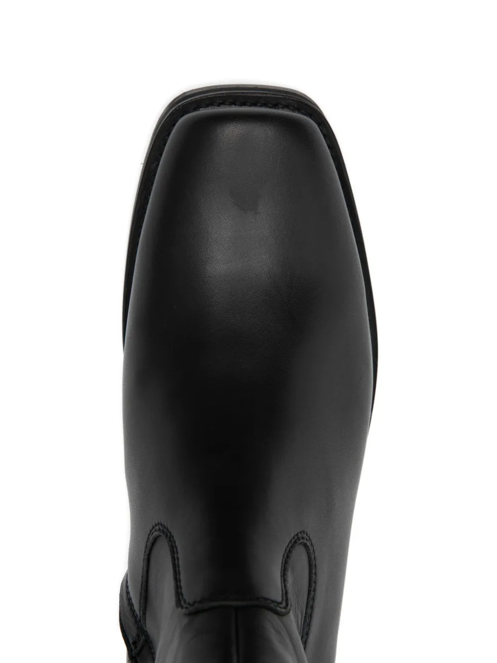 Won Hundred 40mm Barcelona Square-toe Boots In Black