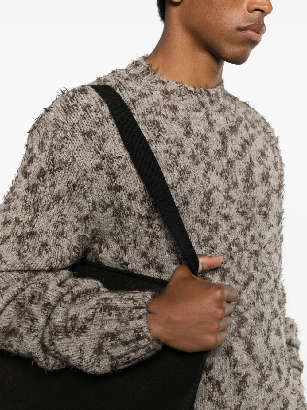 Hope Leo Spotted-pattern Sweater In Brown