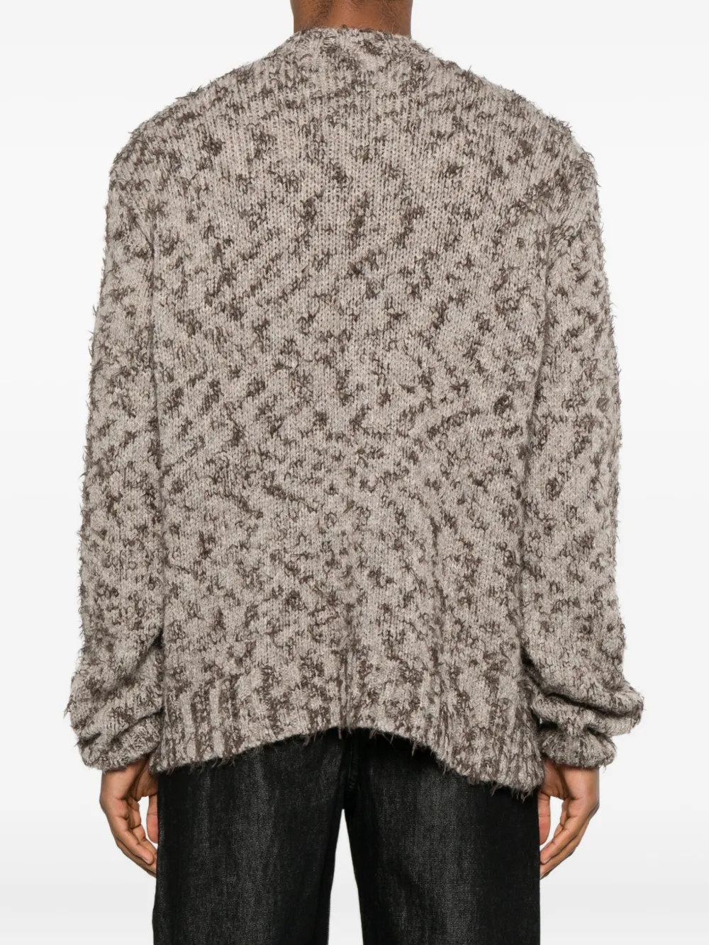 Hope Leo Spotted-pattern Sweater In Brown