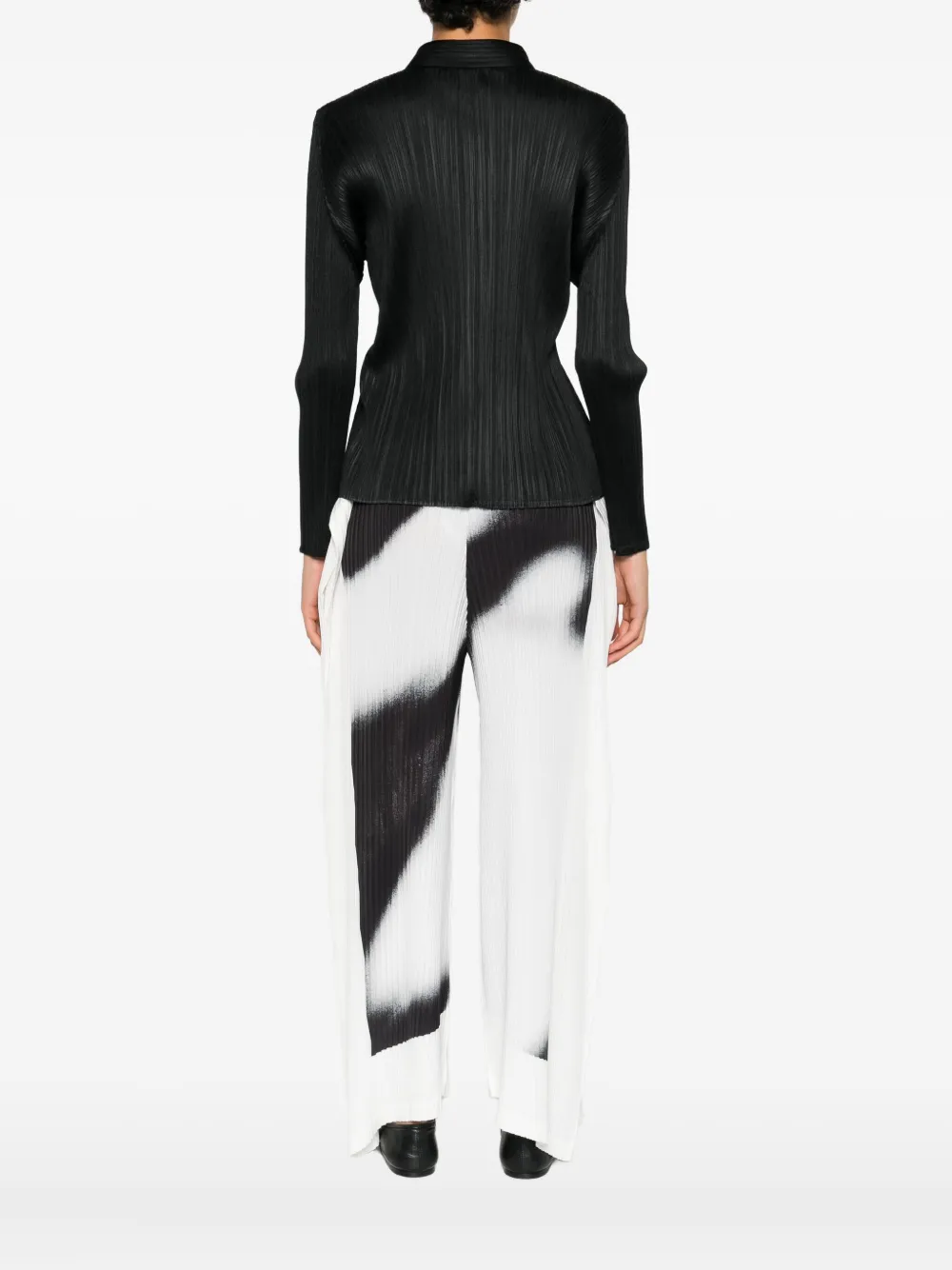 Issey Miyake Basics Button-up Shirt In Black