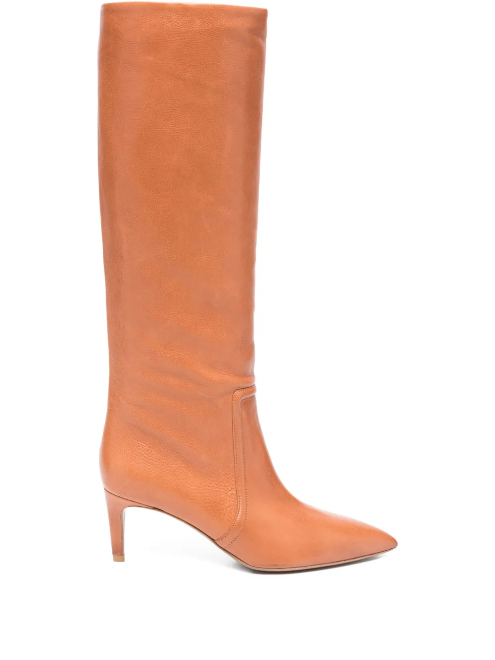 Paris Texas 65mm Stiletto Pointed Boot In Brown