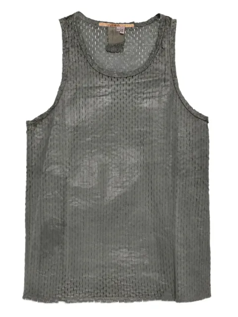 Carol Christian Poell perforated leather tank top