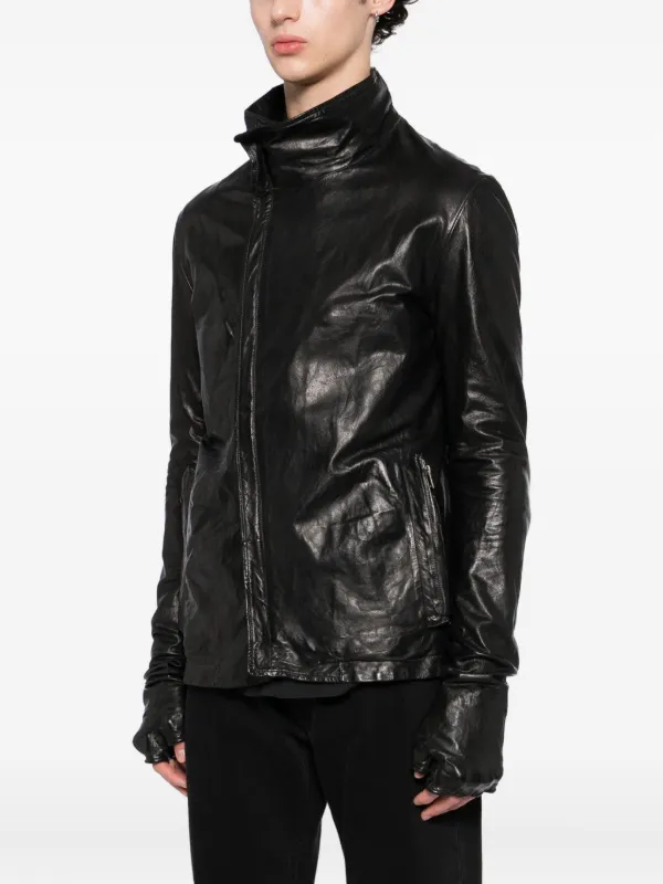 Carol Christian Poell Arthrosic Leather Jacket | Black | FARFETCH AZ