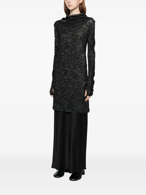 Carol Christian Poell Diver Hooded Top | Black | FARFETCH