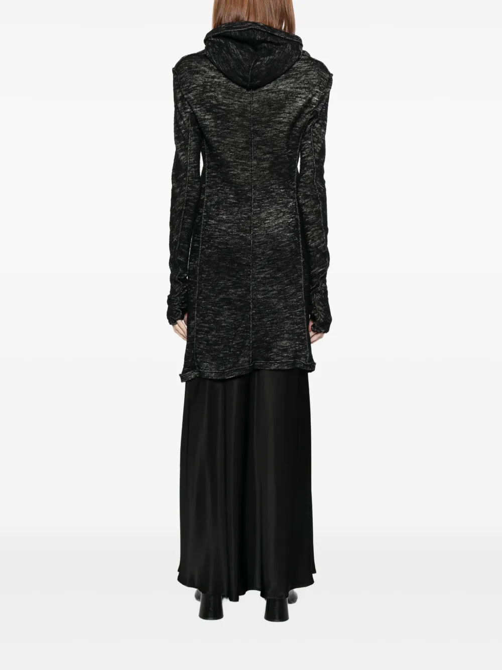 Carol Christian Poell Diver Oberteil Mit Kapuze In Black