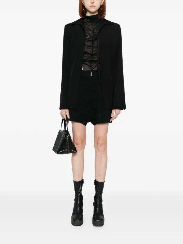 Carol Christian Poell Dead End Fly Shorts | Black | FARFETCH ID