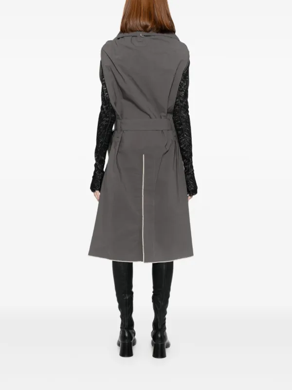 Carol Christian Poell Self Edge Metre Coat | Grey | FARFETCH