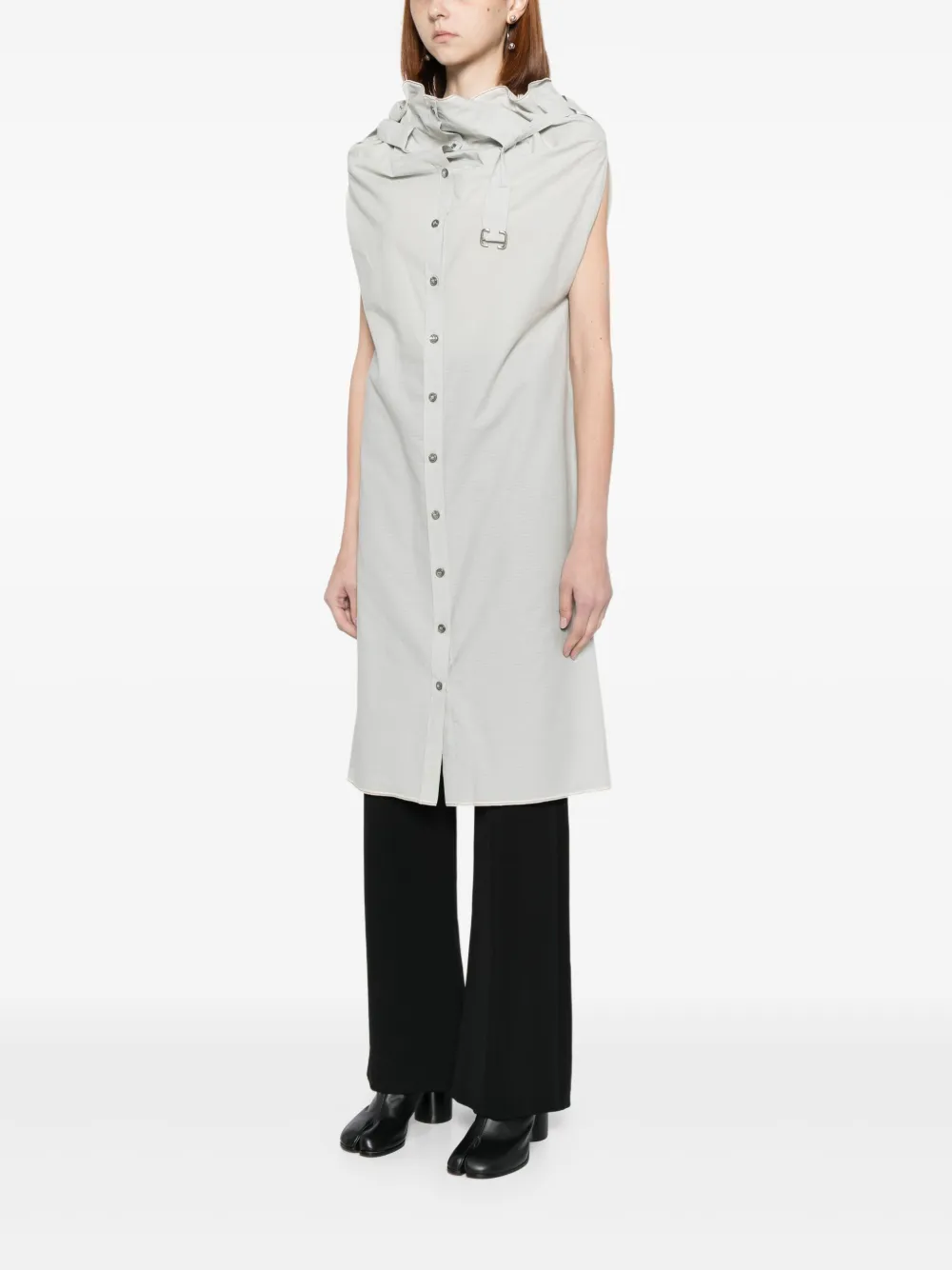 トップス Carol Christian Poell Cotton Shirts Carol Christian Poell Self Edge Shirt | Grey | FARFETCH