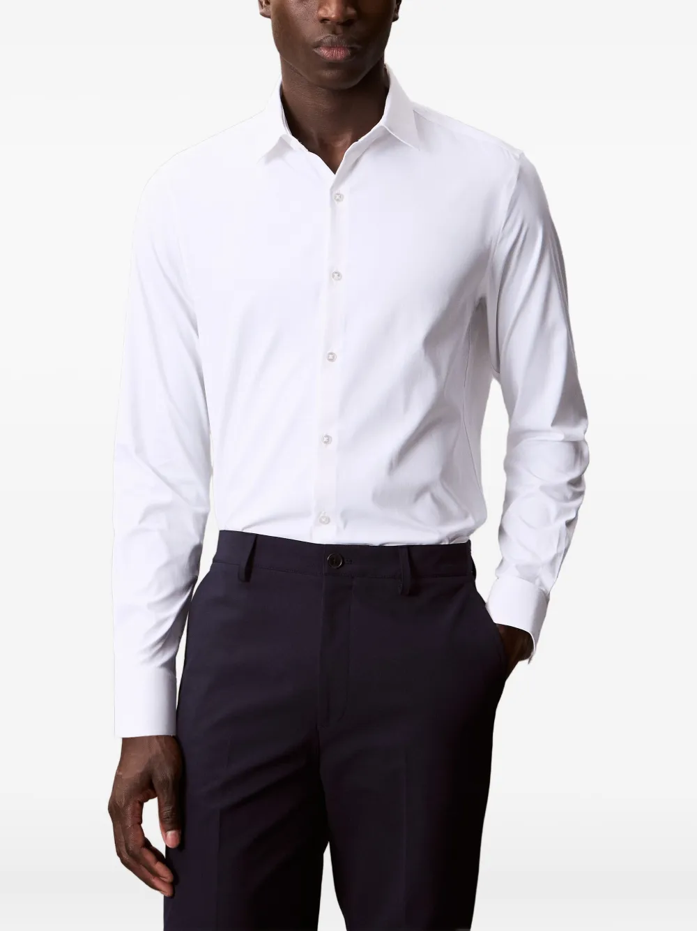 Calvin Klein Camisa mangas longas | Branco | Image 1