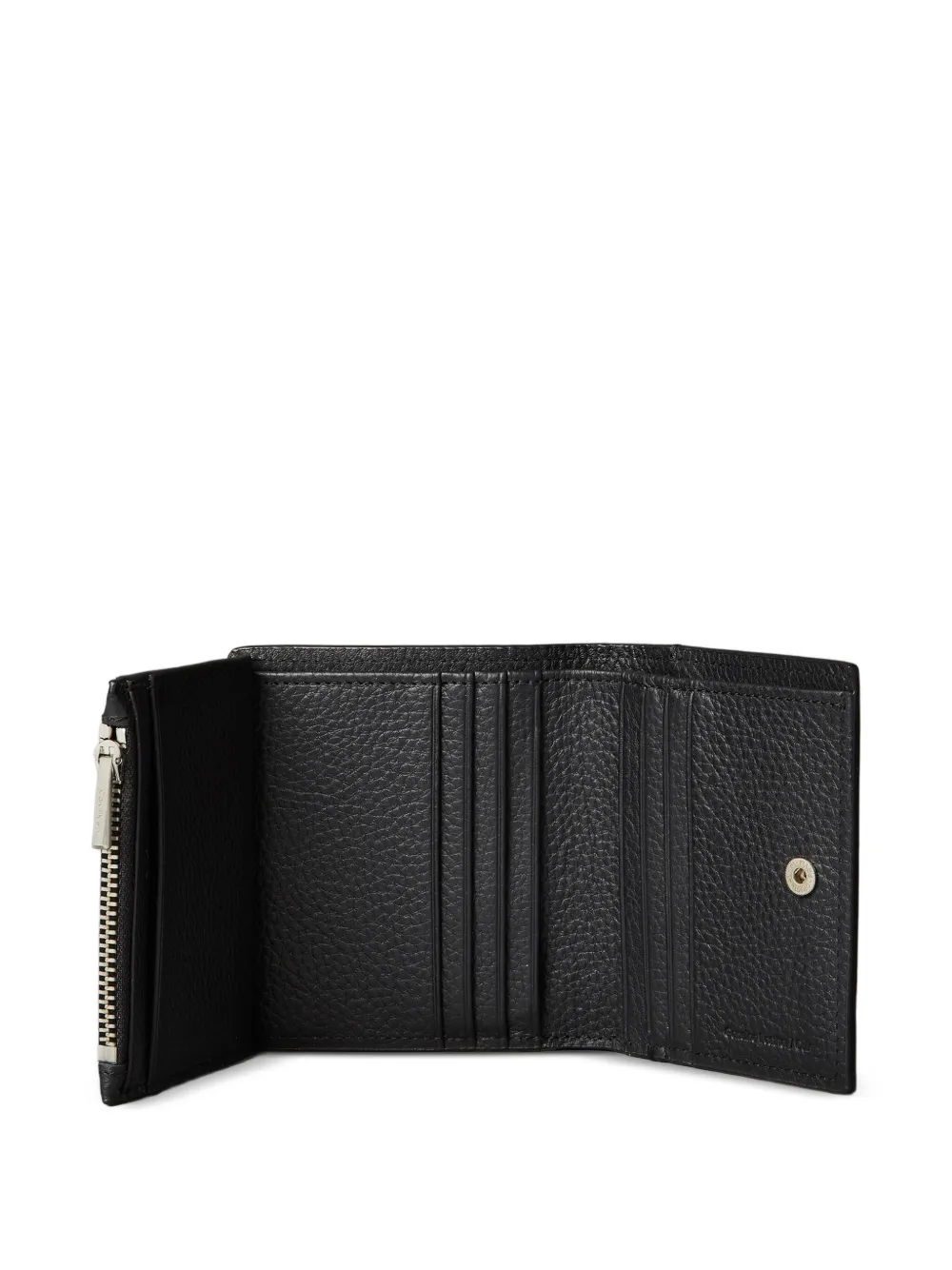 Calvin Klein Leather Wallet In Black