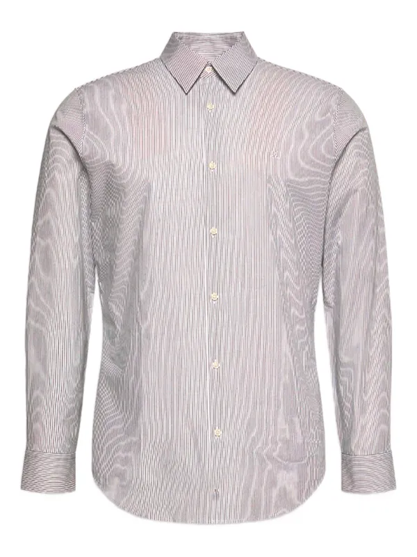 calvin klein striped dress shirt Mens Calvin Klein Natural Stripe Shirt XS
