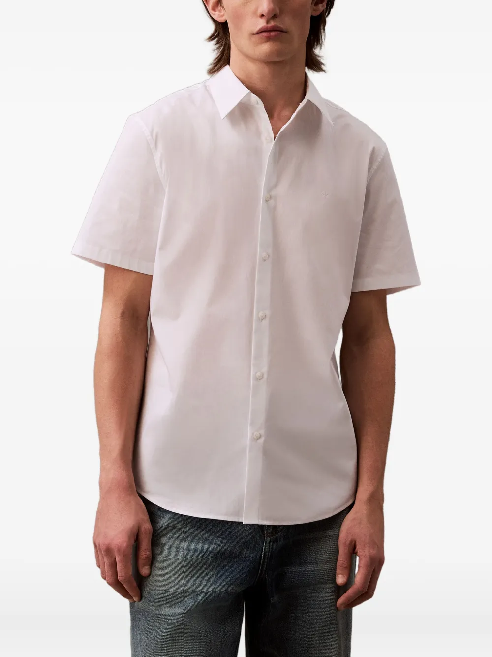 Calvin Klein Camisa mangas curtas | Branco | Image 1